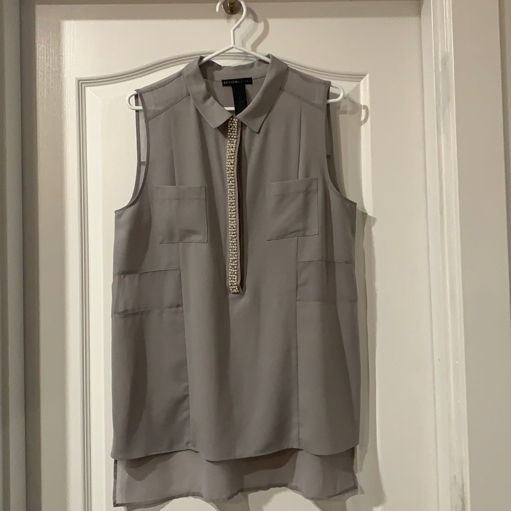 Design history grey tunic. Size XL
